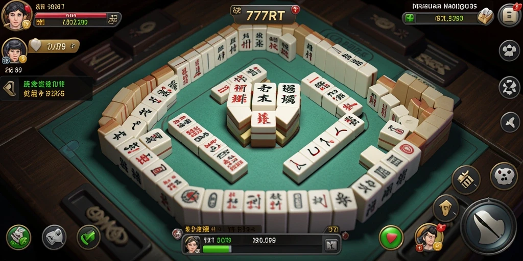 Tampilan gameplay Mahjong yang menarik dari 777RT.