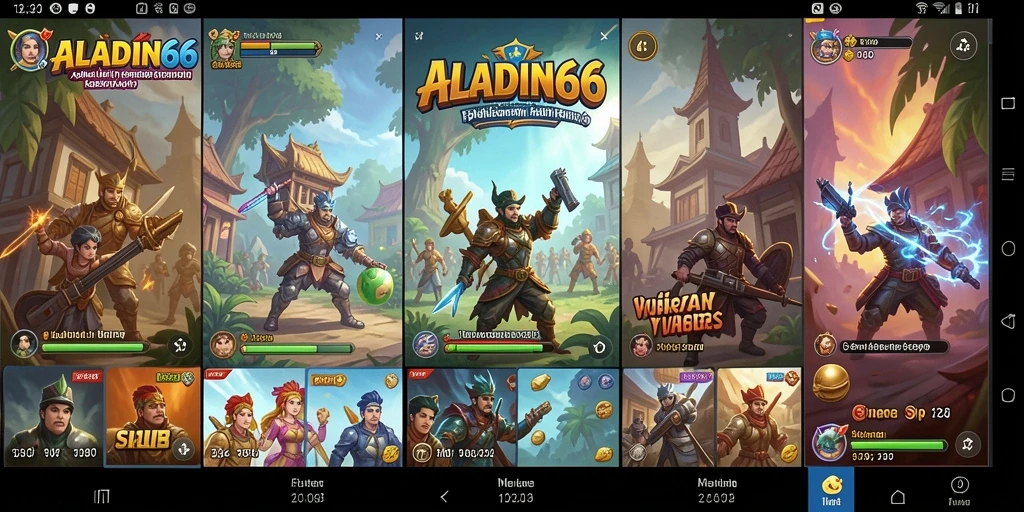 Tampilan antarmuka ALADIN66 yang user-friendly dan fungsional.