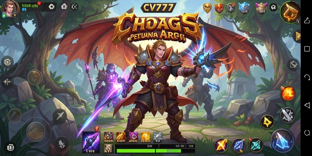 Tampilan gameplay seru dalam petualangan ARPG CV777.