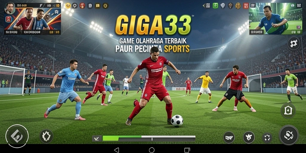 Tampilan menarik dari gameplay GIGA33 yang penuh aksi olahraga.