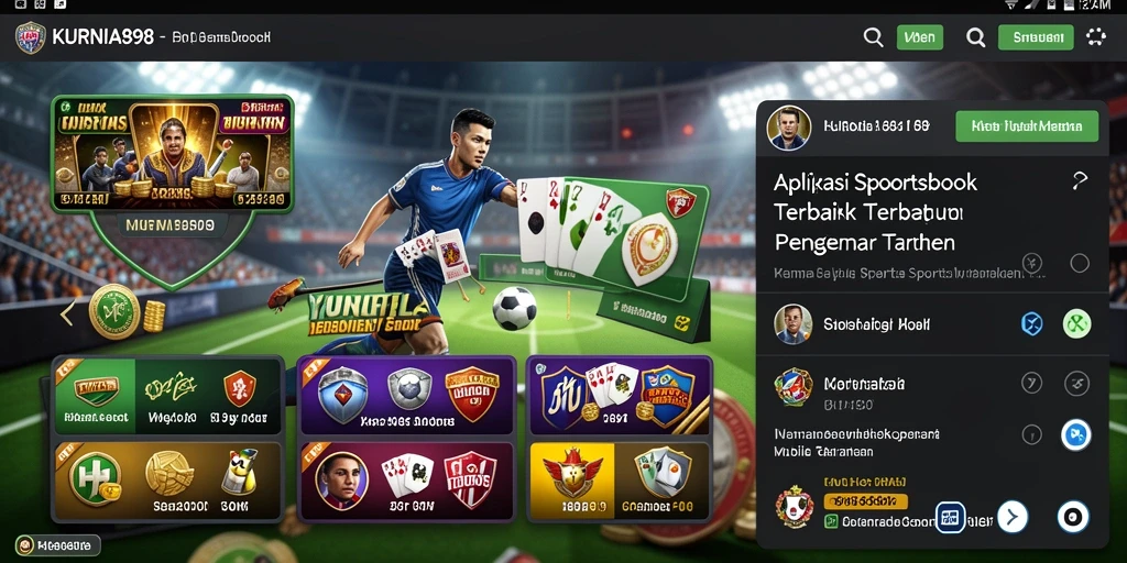 Tampilan gameplay yang menarik dari KURNIA898 dalam taruhan olahraga.
