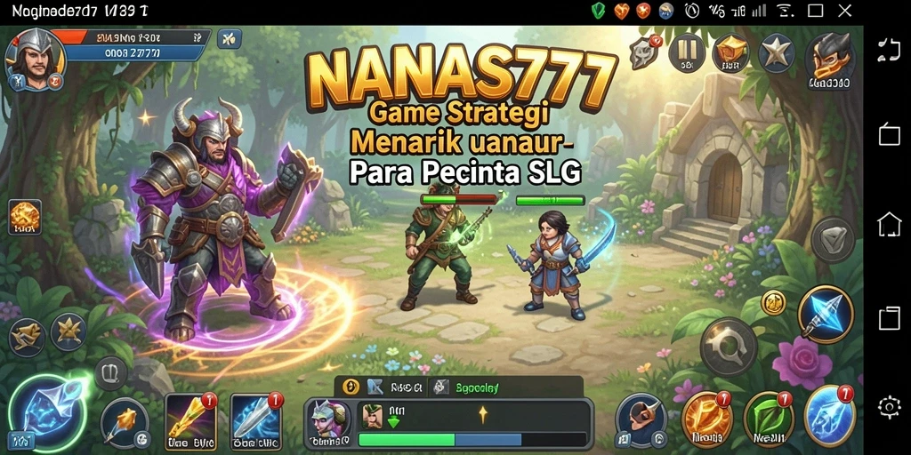 Tangkapan layar menunjukkan aksi strategis dalam gameplay NANAS777.