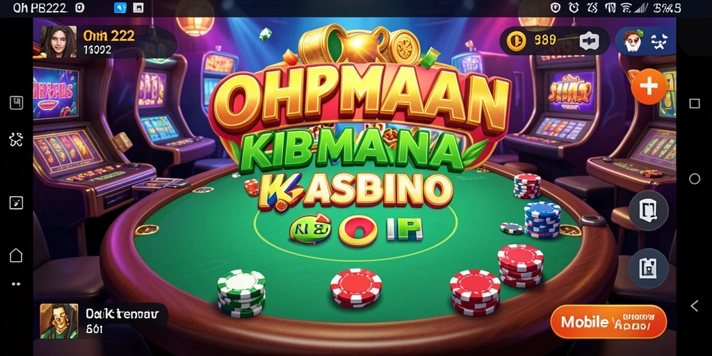 Tampilan menarik dari gameplay Kasino di OH222.