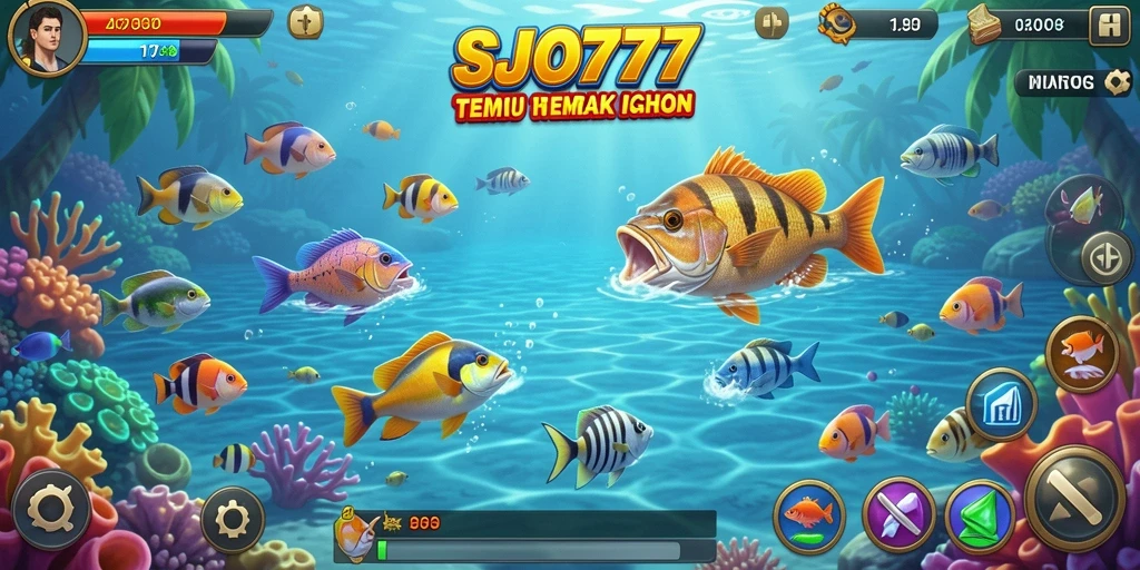 Tampilan gameplay SJO777 yang penuh aksi Tembak Ikan.