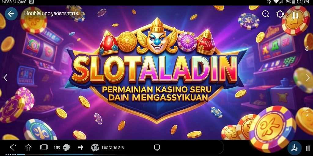 Tampilan menarik dalam SLOTALADIN saat bermain kasino.
