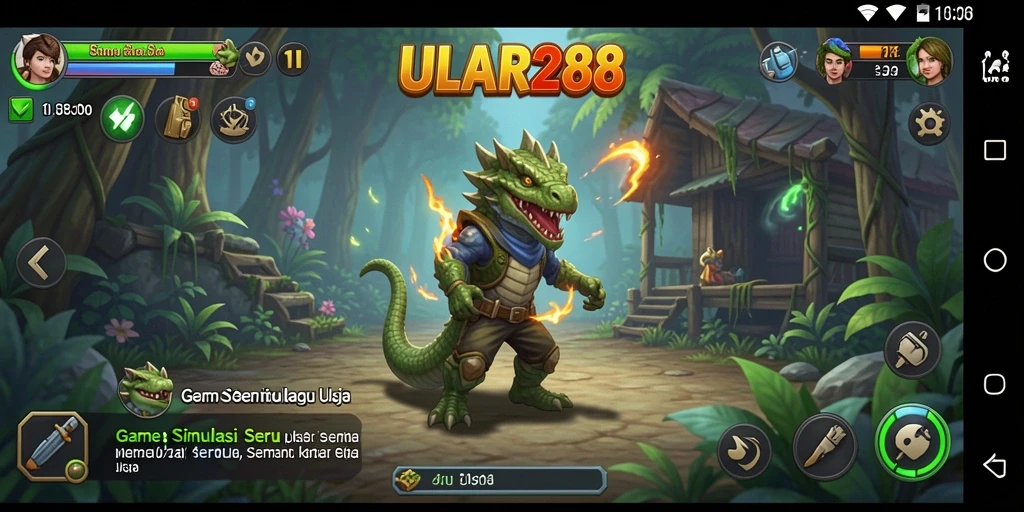 Tangkapan layar gameplay ULAR288 menunjukkan pengalaman simulasi yang seru.