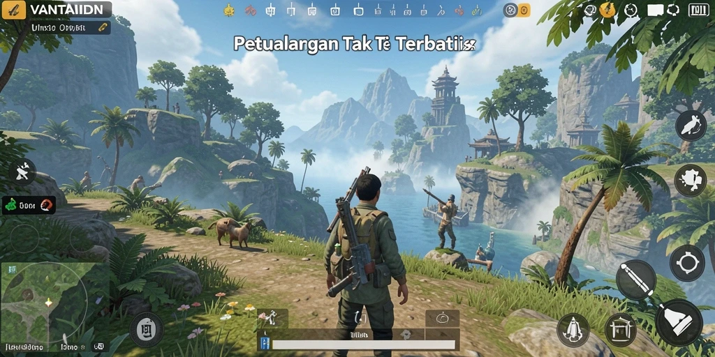 Tampilan epic dari gameplay Open World VANTAIDN yang menakjubkan.
